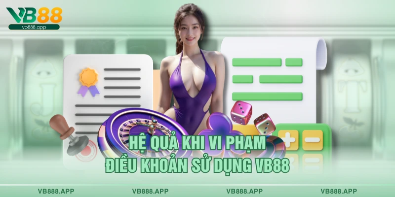 Hệ quả khi vi phạm điều khoản sử dụng VB88