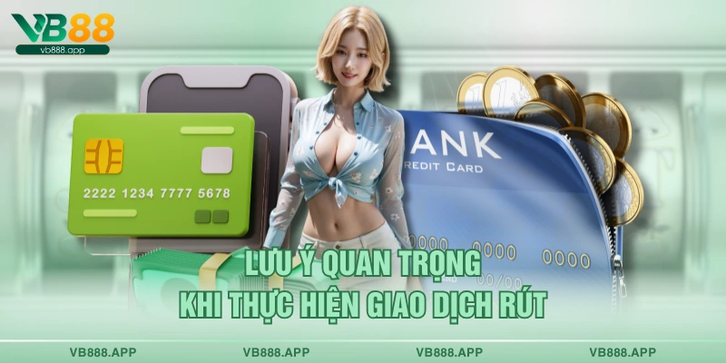 Lưu ý quan trọng khi thực hiện giao dịch rút